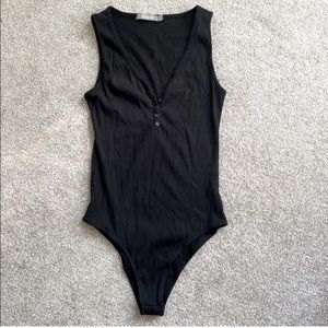 Henley bodysuit